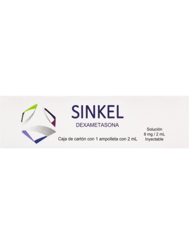 Sinkel Sol. Iny 8mg/2mL C/1