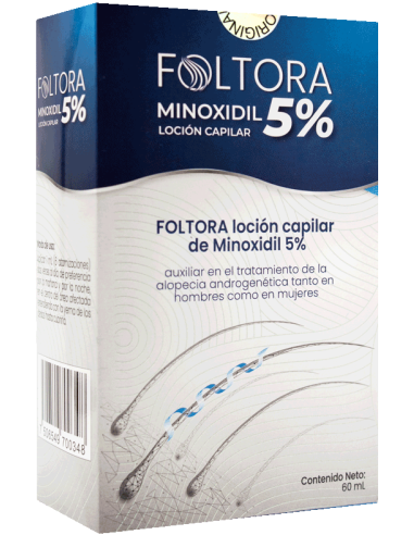 Foltora Loción Capilar 5% Fco 60mL