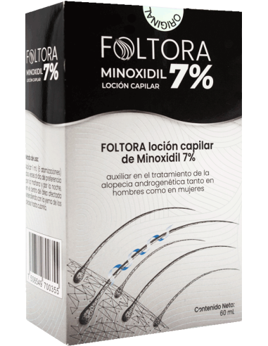 Foltora Loción Capilar 7% Fco 60mL