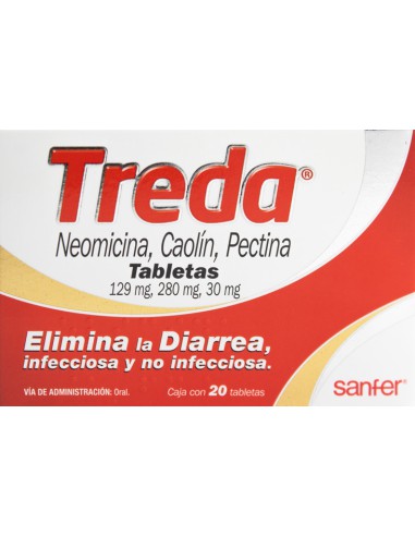 Treda Tabletas C/20