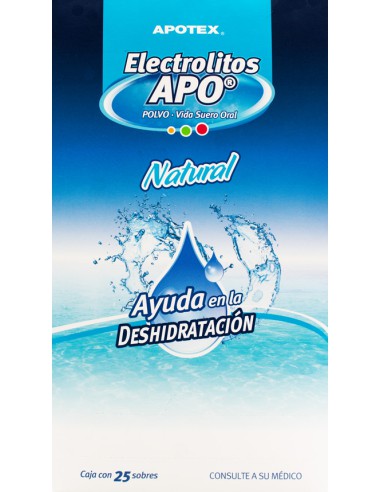 Electrolitos APO Sobres Natural C/25