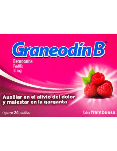 Graneodin B Frambuesa Pastillas C/24