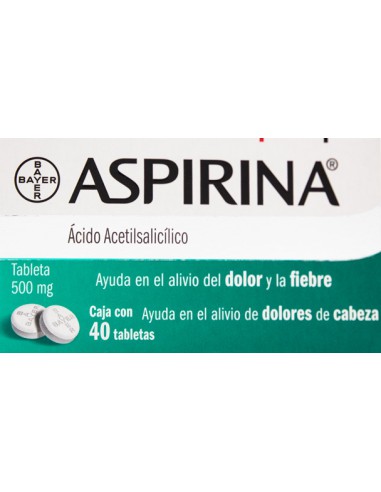 Aspirina Tabs 500mg C/40