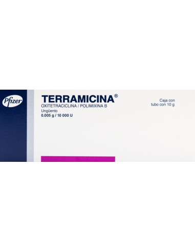 Terramicina Ungüento Oftálmico Tubo 10g.