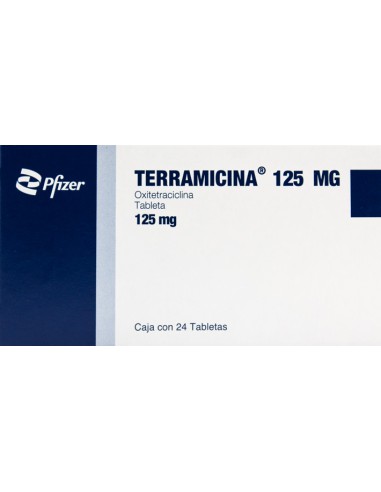 Terramicina Tabs 125mg C/24