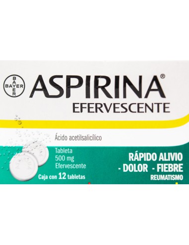 Aspirina Efervescente Tabs C/12