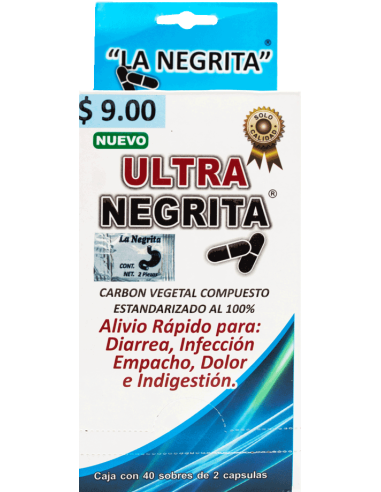 Ultra Negrita Caps C/40 sobres