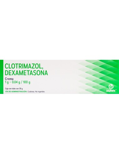 Clotrimazol, Dexametasona Crema Tubo 30g (Maver)