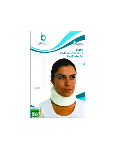 Collarín Cervical Medio Blanco Chico