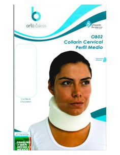 Collarín Cervical Medio Blanco Grande