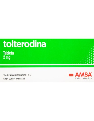 Tolterodina Tabs 2mg C/14 (Amsa)