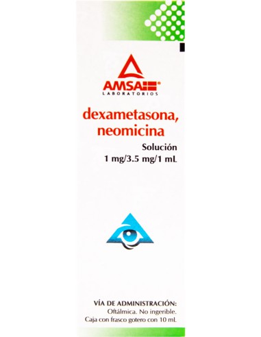 Dexametasona, Neomicina Sol. Oftálmica 1mg/ 3.5...