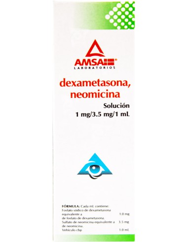 Dexametasona, Neomicina Sol. Oftálmica 1mg/ 3.5...
