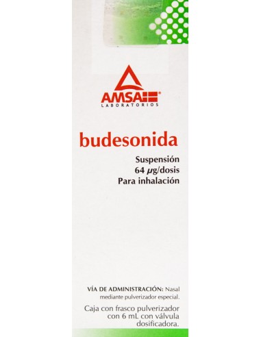 Budesonida Susp. 64 µg 120 dosis C/6mL (Amsa)