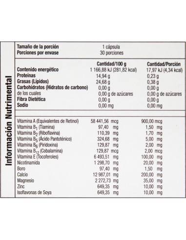 Gelcavit Mulier Caps C/30