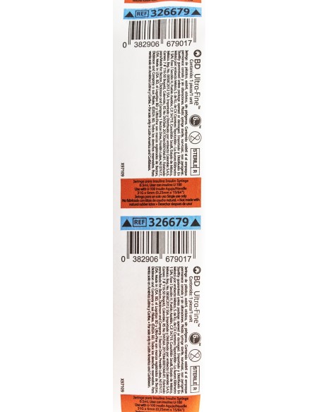Jeringa Insulina BD 0.5mL 31Gx6mm C/1