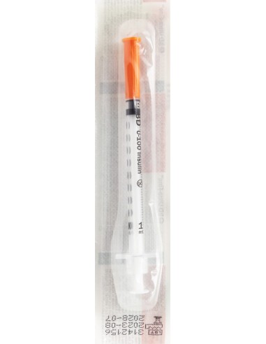 Jeringa Insulina BD 1mL 30Gx13mm C/1