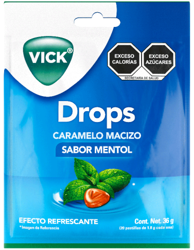 Vick Drops Past. Mentol C/20