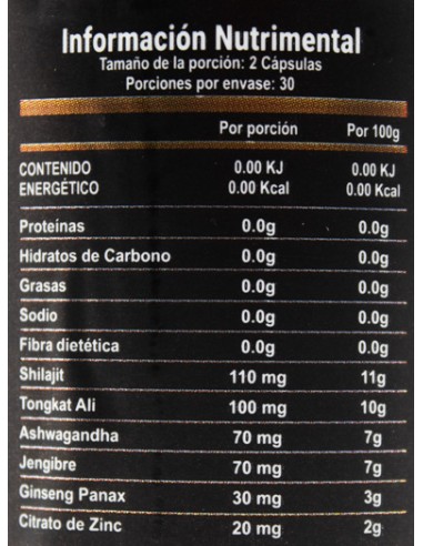 Shilajit Gold Caps C/60 (UB Natural)