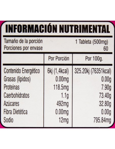 UB Legs Tabs 500mg C/60