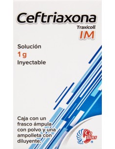 Ceftriaxona 1M Sol. Iny. 1g (Collins)
