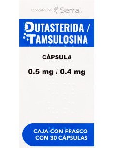 Dutasterida, Tamsulosina Caps 0.5mg/ 0.4mg C/30 (Serral)