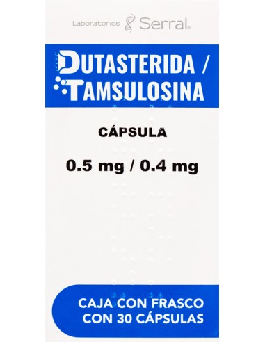 Dutasterida, Tamsulosina Caps 0.5mg/ 0.4mg C/30...
