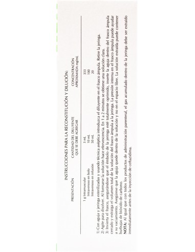 Ceftazidima Sol. Iny 1g Amp. 3mL (Amsa)