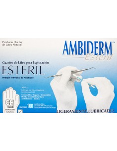 Guante de Latex Estéril Chico  C/100 (Ambiderm)