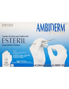 Guante de Latex Estéril Grande C/100 (Ambiderm)