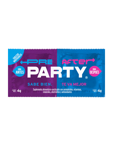 Pre After Party Tabs Masticables C/2