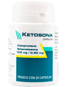 Ketosona Caps 100mg/ 0.50mg C/20