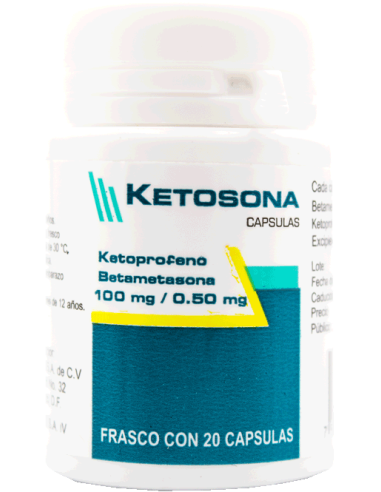 Ketosona Caps 100mg/ 0.50mg C/20
