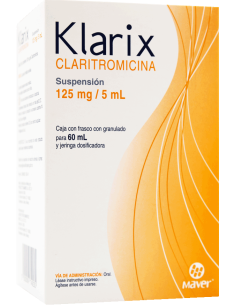 Klarix Susp. 125mg Fco 60mL