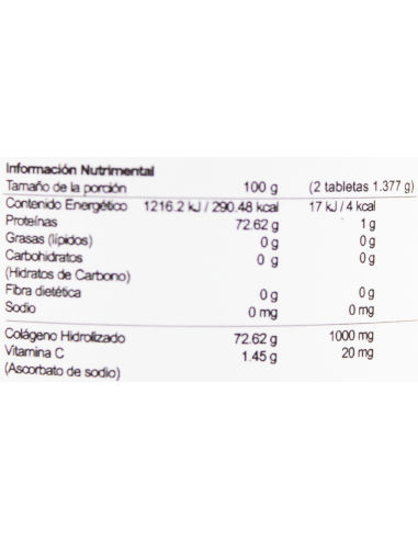 Colágeno Tabs C/200 (MR)