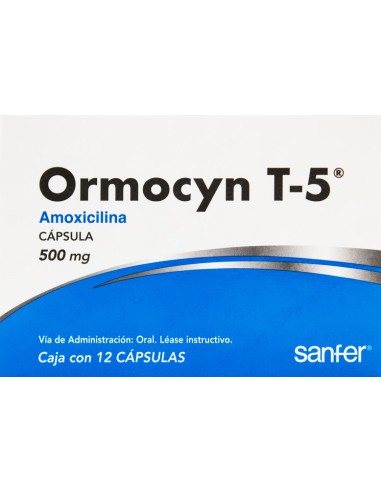 Ormocyn T-5 Caps 500mg C/12