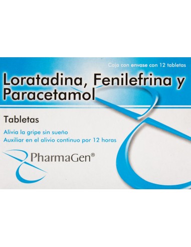 Loratadina, Fenilefrina, Paracetamol Tabs C/12...