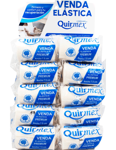Venda Elástica 7.5cm C/10 Quirmex