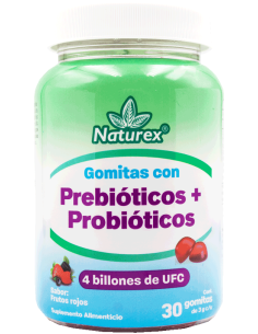 Prebióticos, Probióticos Gomitas C/30 (Naturex)