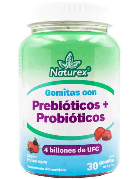 Prebióticos, Probióticos Gomitas C/30 (Naturex)