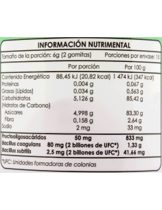 Prebióticos, Probióticos Gomitas C/30 (Naturex) 2
