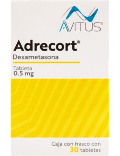 Adrecort Tabs .5 mg C/30 con caja