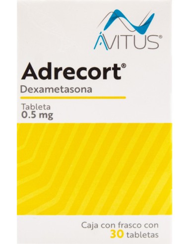 Adrecort Tabs .5 mg C/30 con caja