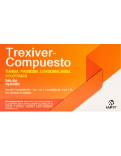 Trexiver Compuesto Sol. Iny. Amp C/3