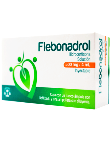 Flebonadrol Sol. Iny 500 mg Amp. 4mL C/1