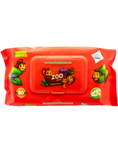 Toallitas Húmedas Zoo Roja C/80