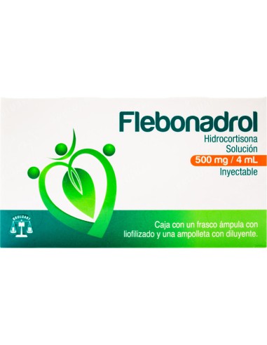 Flebonadrol Sol. Iny 500 mg Amp. 4mL C/1