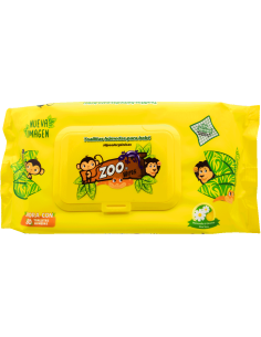 Toallitas Húmedas Zoo Amarilla C/80