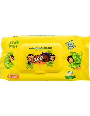 Toallitas Húmedas Zoo Amarilla C/80