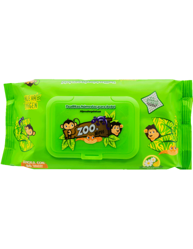 Toallitas Húmedas Zoo Verde C/80